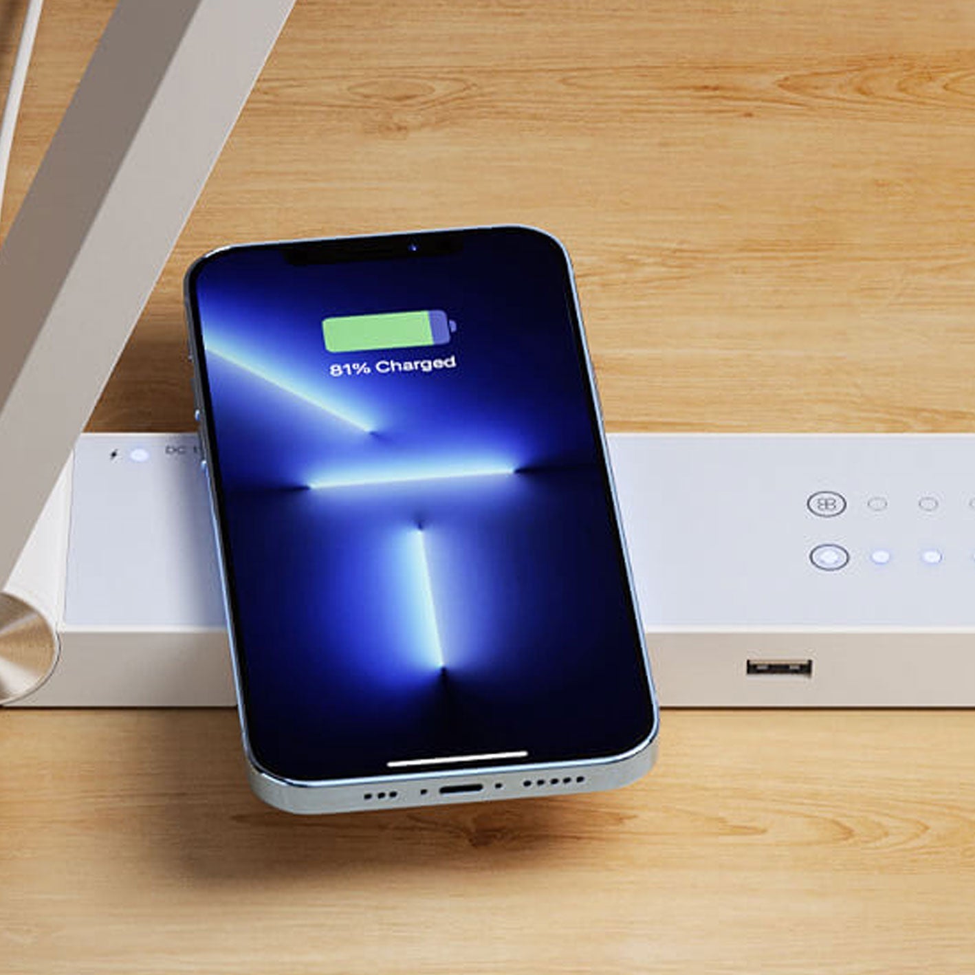 Creative Triangle Eye Protection USB Rechargeable LED Table Lamp
