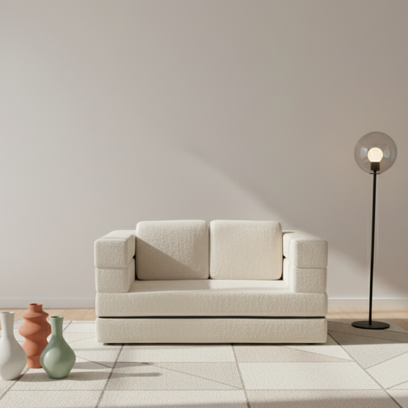Foldable Chenille Sofa Bed