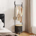 Nordic Round Hall Tree Clothes Organizer
