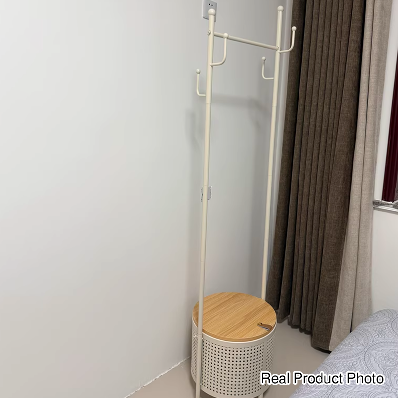 Nordic Round Hall Tree Clothes Organizer