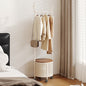 Nordic Round Hall Tree Clothes Organizer