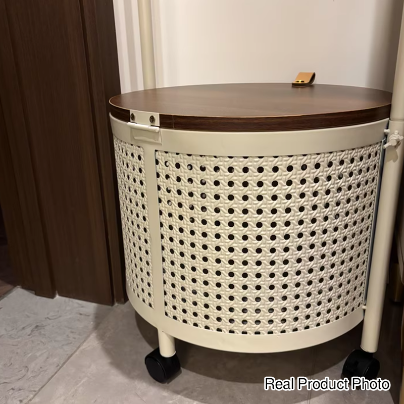 Nordic Round Hall Tree Clothes Organizer