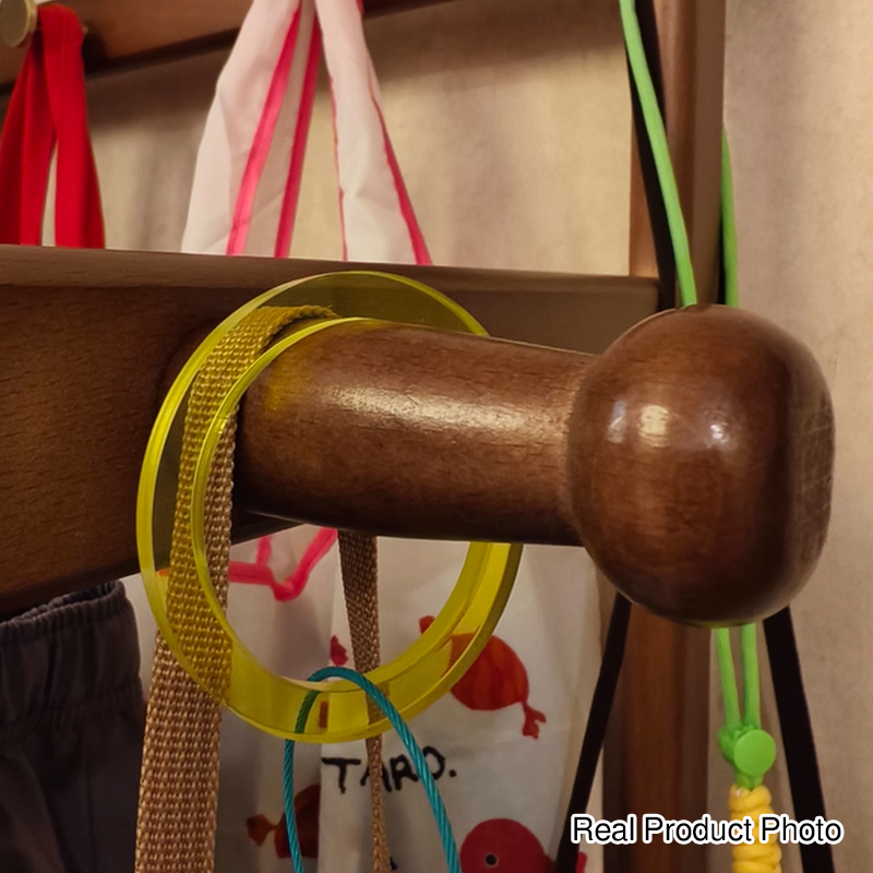 Japanese Wood Hall Tree Clothes Organizer