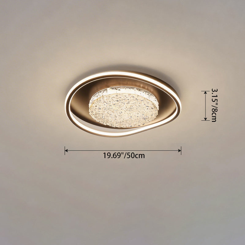 Luxury Pebble LED Flush Mount Ceiling Light