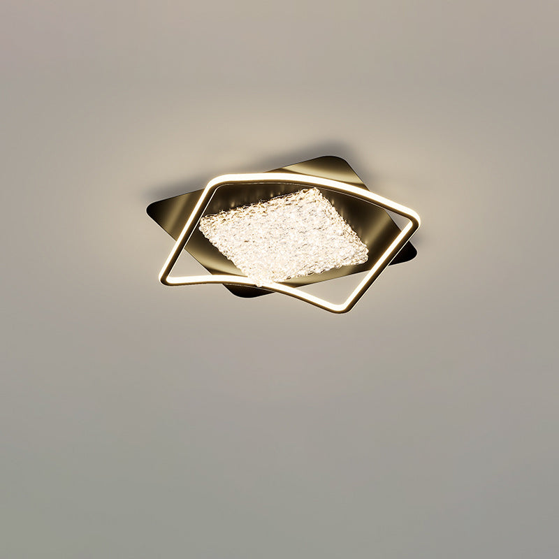 Luxury Square LED Flush Mount Ceiling Light