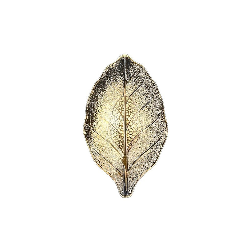 Luxury Leaf Glass 1/3/5-Light Wall Sconce Lamp