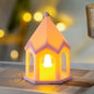 Contemporary Creative Battery House-Shaped HIPS PC LED Night Light Table Lamp For Bedrooms