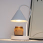 Contemporary Nordic Cone Iron Glass Rubberwood 1-Light Melting Wax Table Lamp For Bedroom