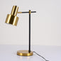 Modern Simplicity Rotatable Geometric Lines Iron 1-Light Table Lamp For Bedroom