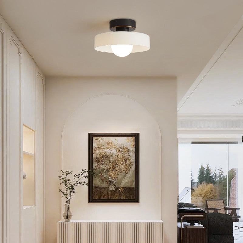 Nordic Copper & Glass Ceiling Light