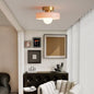 Nordic Copper & Glass Ceiling Light