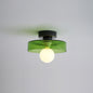 Nordic Copper & Glass Ceiling Light