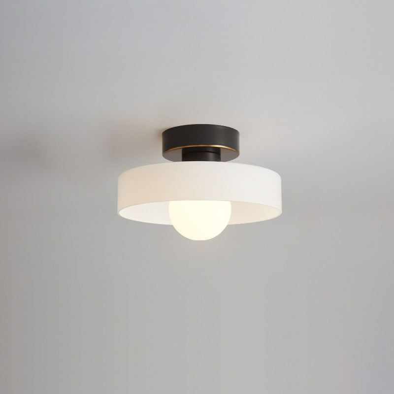 Nordic Copper & Glass Ceiling Light