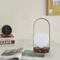 Contemporary Creative USB Adjustable Arched Heart Iron Acrylic LED Table Lamp Night Light For Bedroom