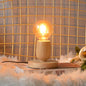 Modern Simplicity Orb Solid Wood Base Glass Mini 1 - Light Table Lamp For Bedroom
