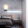 Modern Minimalist Long Strip Hardware Acrylic Lampshade LED Vanity Light Mirror Front Wall Sconce Lamp For Living Room