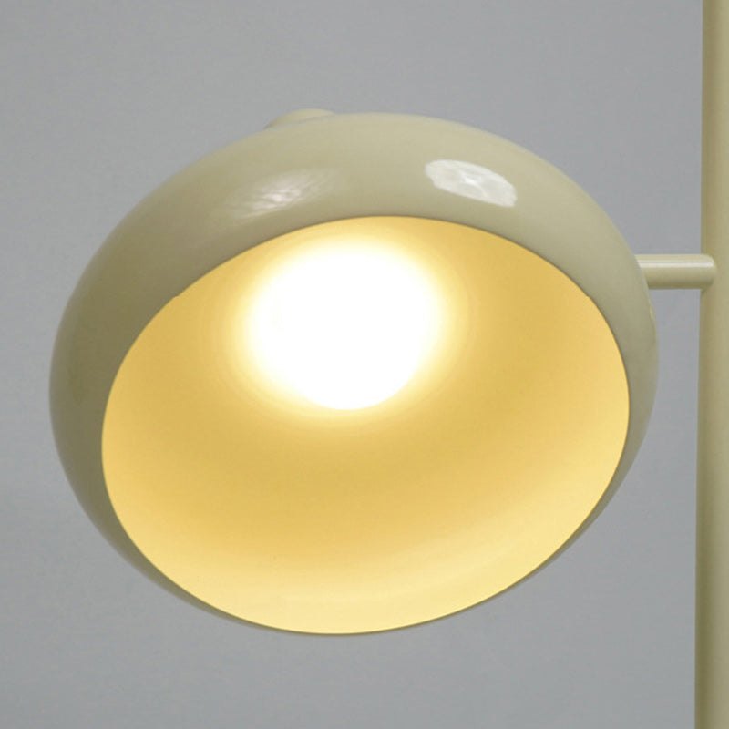 Contemporary Nordic Round Iron Lampshade 1 - Light Table Lamp For Bedroom