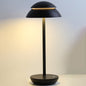 Contemporary Nordic Mushroom ABS Lampshade Round Base LED Table Lamp For Bedroom