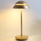 Contemporary Nordic Mushroom ABS Lampshade Round Base LED Table Lamp For Bedroom