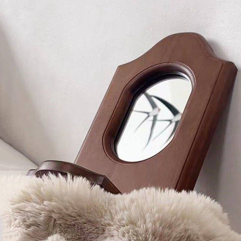 French Wall Mirror with Display Shelf