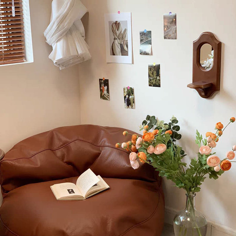 French Wall Mirror with Display Shelf