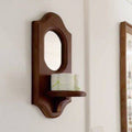 French Wall Mirror with Display Shelf