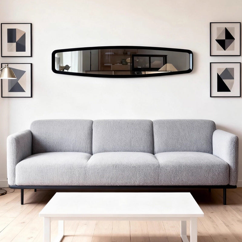 Retro Rounded-Corner Long Wall Mirror