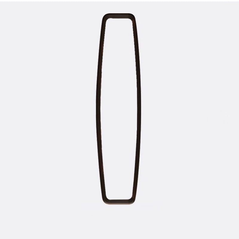 Retro Rounded-Corner Long Wall Mirror