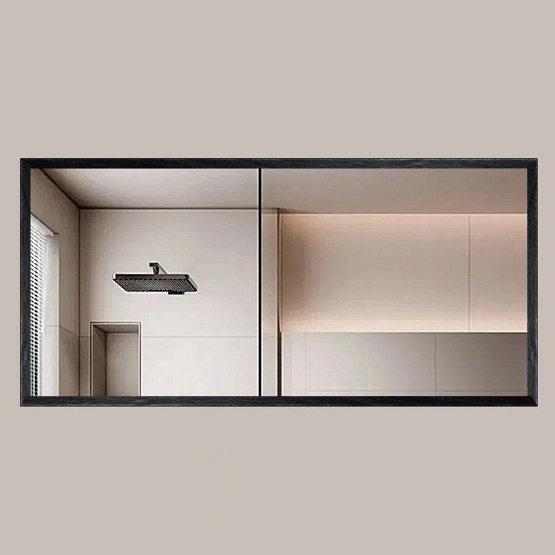 Pine Wood Waterproof Bathroom Wall Mirror