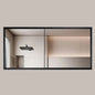Pine Wood Waterproof Bathroom Wall Mirror