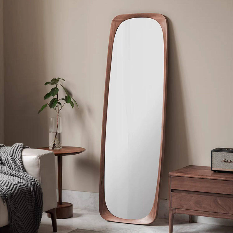Walnut Full-Length Floor Mirror