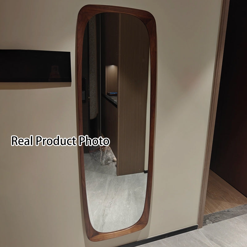 Walnut Full-Length Floor Mirror
