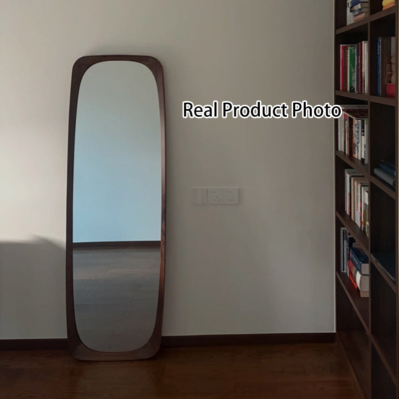 Walnut Full-Length Floor Mirror