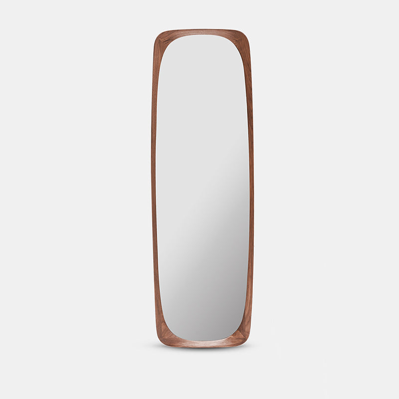 Walnut Full-Length Floor Mirror