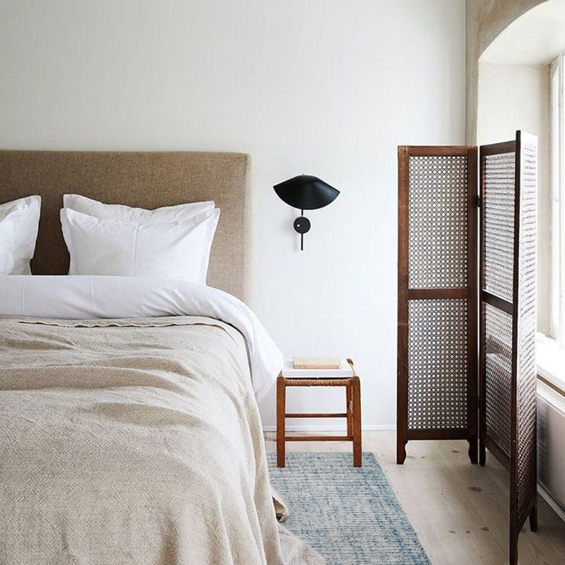 Nordic Handwoven Wool Blend Area Rug