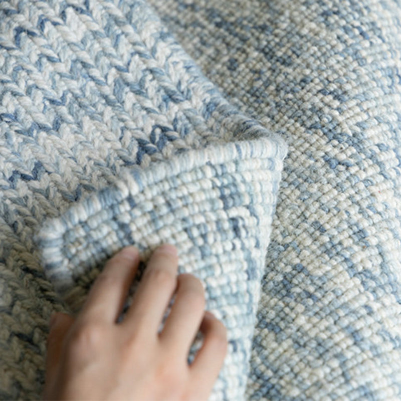 Nordic Handwoven Wool Blend Area Rug