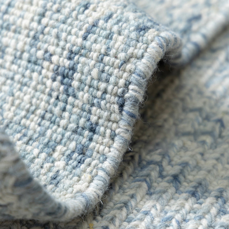 Nordic Handwoven Wool Blend Area Rug