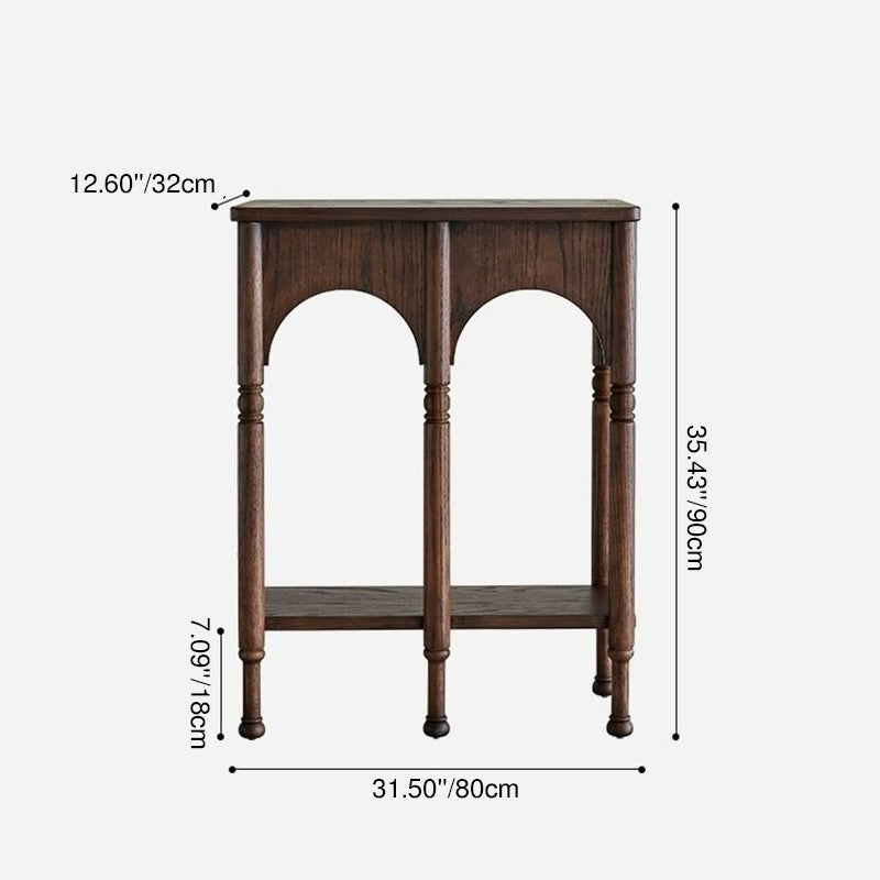French Ash Console Table