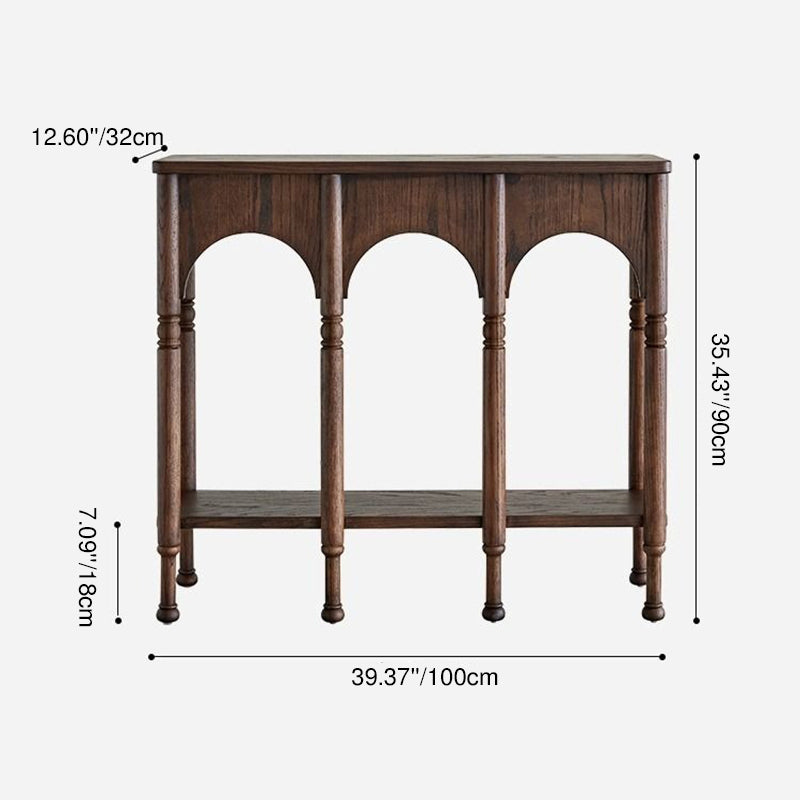 French Ash Console Table