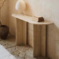 Travertine Console Table