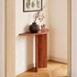 Travertine Half Moon Console
