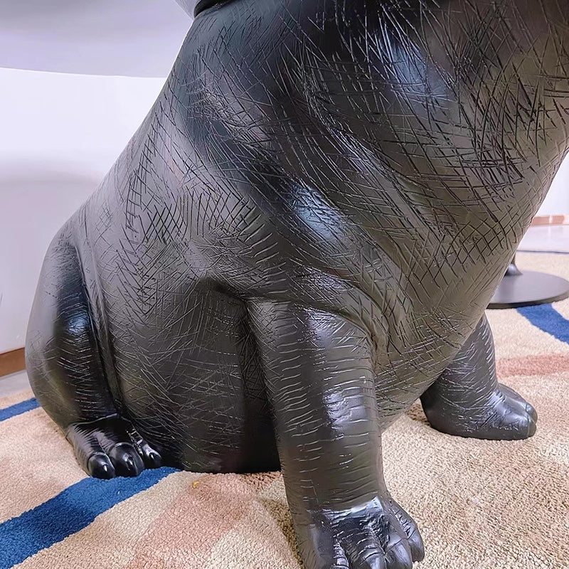 Hippo Sculptural Glass Coffee Table
