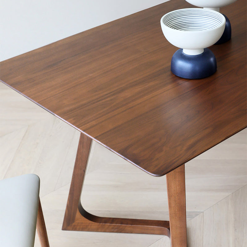 Nordic Walnut Dining Table
