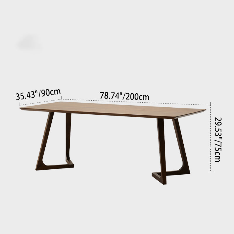 Nordic Walnut Dining Table
