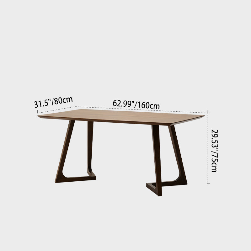 Nordic Walnut Dining Table