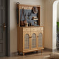 Shoe Cabinet with Coat Rack