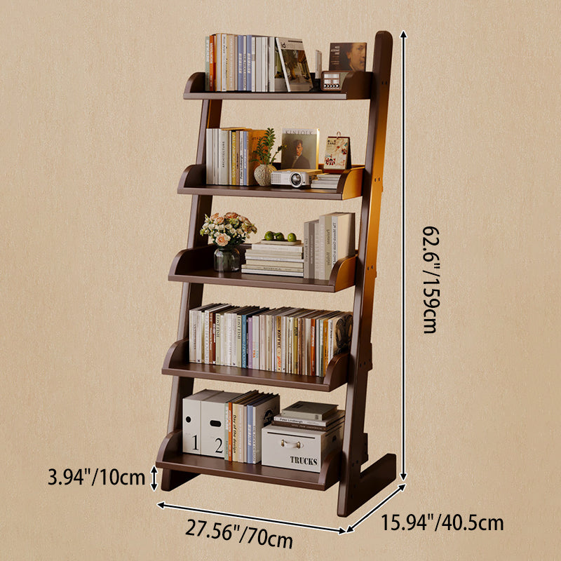 Pine Ladder Bookcase