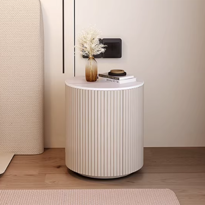 Japanese Round Nightstand