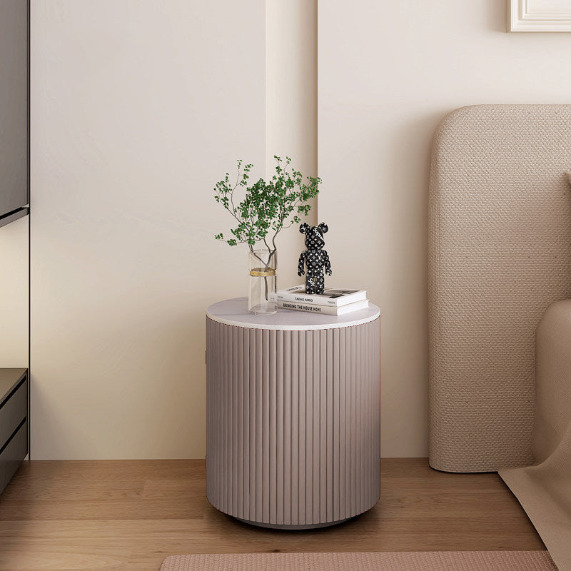 Japanese Round Nightstand