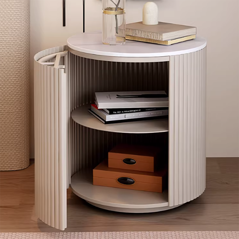 Japanese Round Nightstand